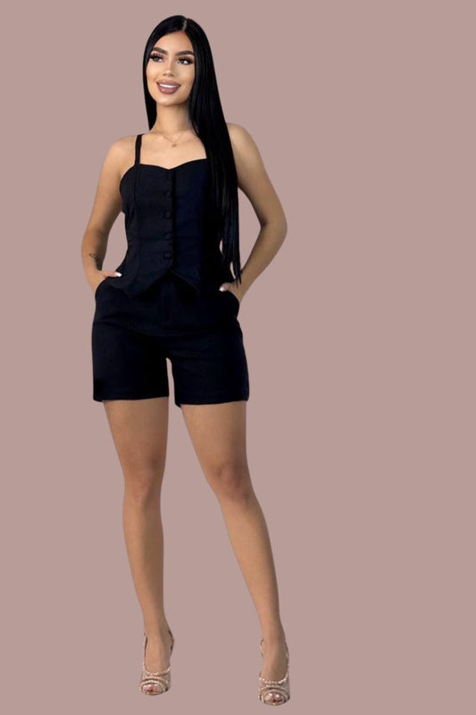 CONJUNTO CON CORSET & SHORT