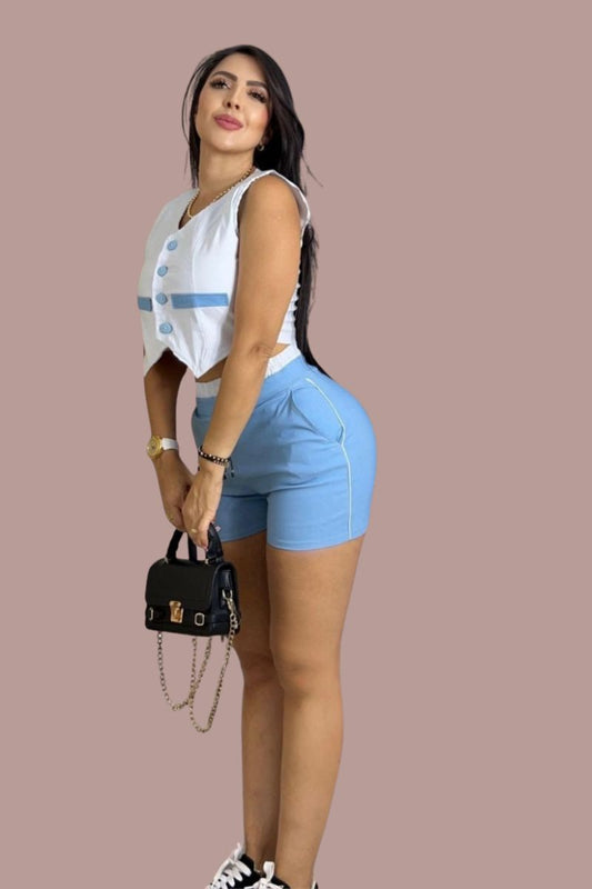 CONJUNTO EN SHORT CHIC & URBANO