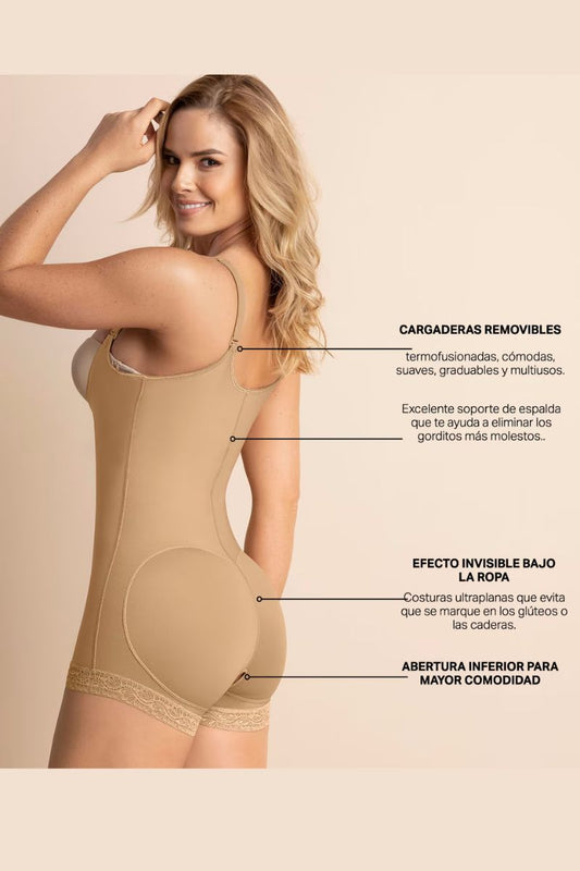 FAJA ESTILO BODY DE COMPRESIÓN FUERTE LEVANTA GLÚTEOS