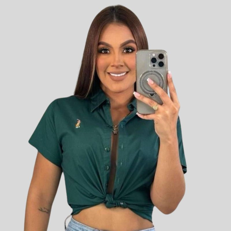 BLUSA CASUAL MANGA CORTA