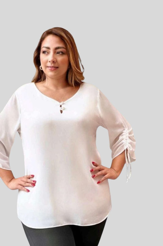 BLUSA CUELLO REDONDO