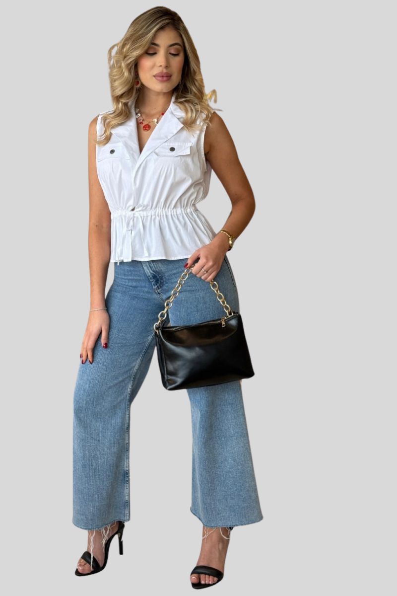 BLUSA ELEGANTE CON CORDÒN