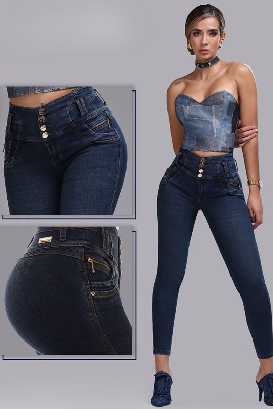JEAN LAVANTA COLA DOBLE PRETINA