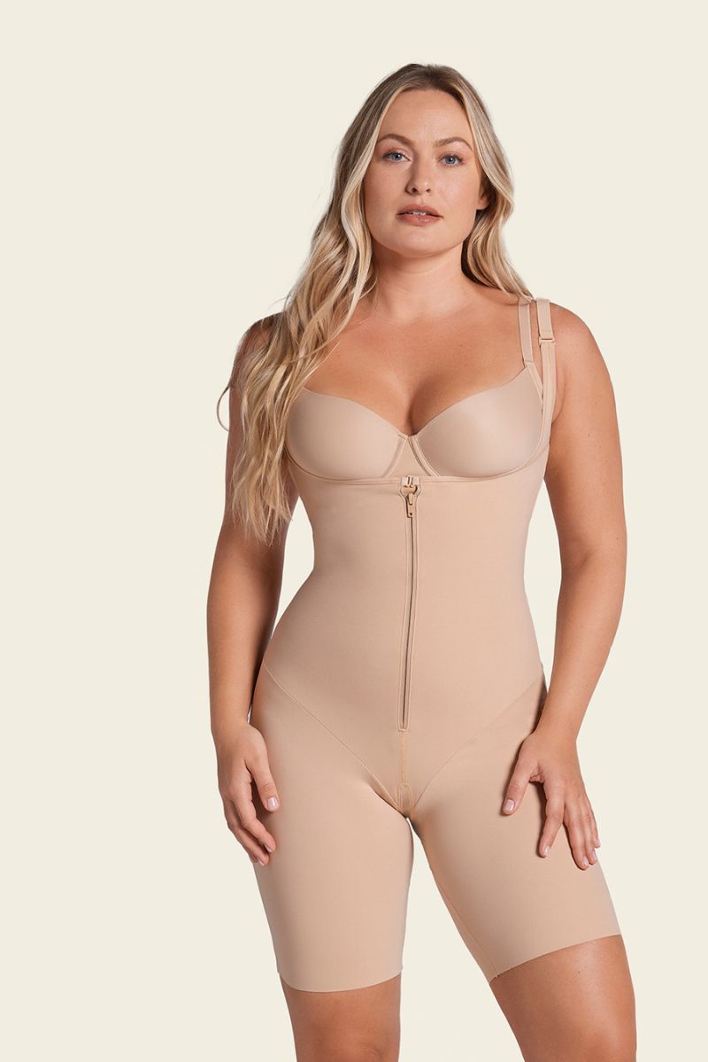 FAJA POSTQUIRÚRGICA CON CIERRE FRONTAL, ALTA COMPRENSIÓN