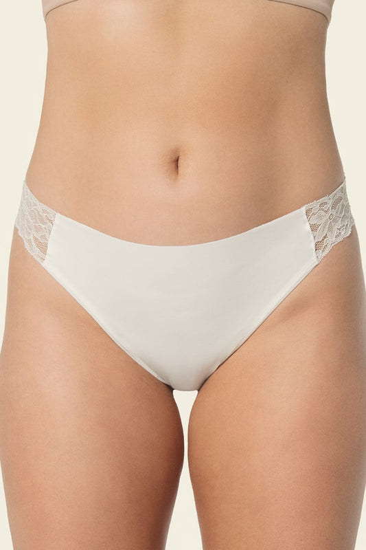 TANGA INVISIBLE CON DETALLE DE ENCAJE